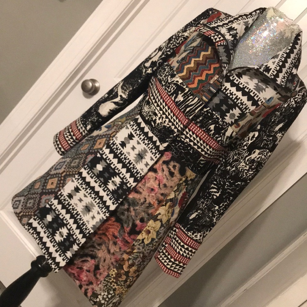 COPY - Dor Dor Couture Anthropologie Jacket patchwork S